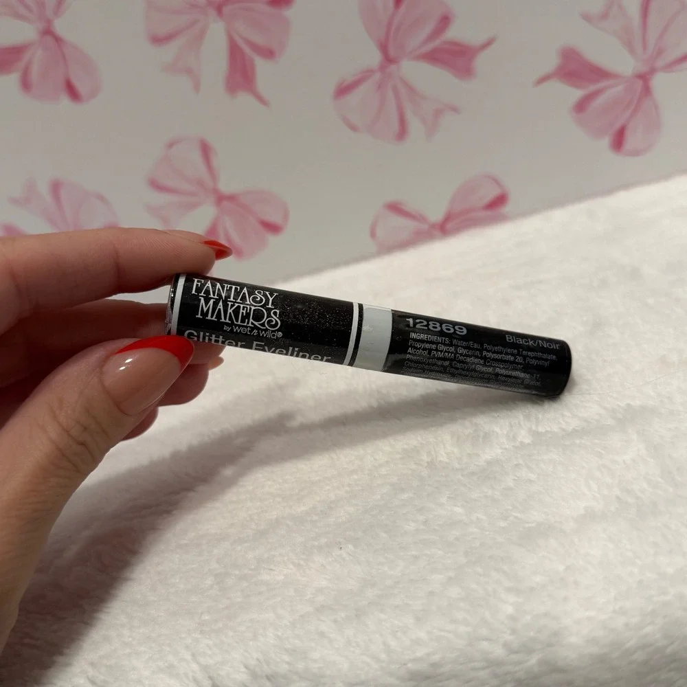 Wet n‎ Wild Fantasy Makers Glitter Eyeliner Black Noir 12869 Waterproof